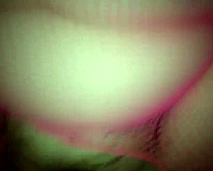 bbw in pink fishnets takes creampie