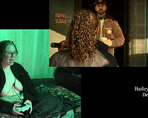 fat brunette with big natural tits plays alan wake 2 naked