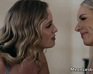 Curly Teen Charlie Forde Seduces Blonde Milf Bunny Madison Wetly