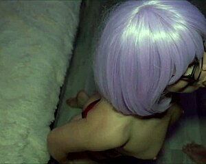 i suck my roommate's huge cock then he fucks me doggystyle with creampie