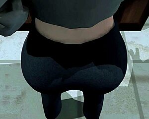 ever seen a brunette belly swell from all those inflation pills up her ass?