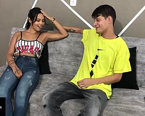 stepsis lets me strip her skinny body and pound anal hard at home