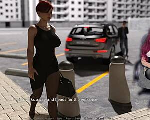 Newlywed bride flashes big tits publicly in stockings