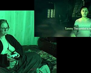 fat brunette with big natural tits plays alan wake 2 naked
