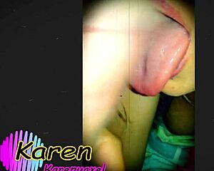 karen's tongue swirls around that thick cock again mmm 👅🍆