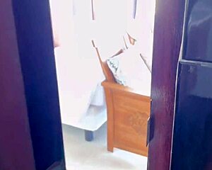 Tattooed Skinny Teen Plunges Dildo Deep Moaning