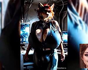 i luv this futanari's huge futa cock throbbing ai