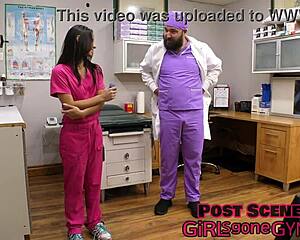 prove your innocence, nurse misty, by gagging on my cock deep