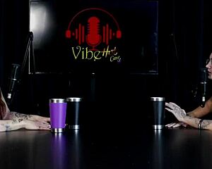 Neighbors Complain About Noise as She Cums Hard in Sheer Red Panties!