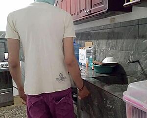 damn i pulled bait off stepbro's huge cock in kitchen then gave luxurious homemade blowjob