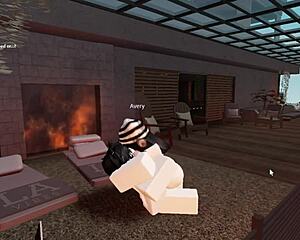 Roblox Whore Deepthroats Monster Cock in Intense Roleplay Sex