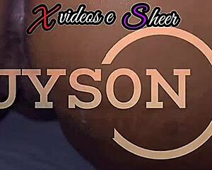 Curvy black Brazilian bent over big ass doggystyle bedroom closeup fuck