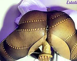 i got so horny in lingerie big ass masturbating with dildo cute toys