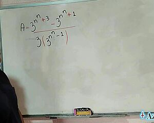 I was teachin' erotic math simplification to my nerdy brown-eyed student in bedroom it got wild