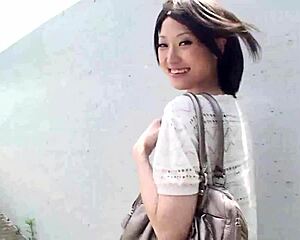 damn this japanese babe mizuki gets picked up for hairy pussy creampie pounding