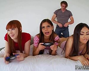 My Dirty Hobby: German Gamer Girls' Blowjob Tickle Handjob To Orgasm