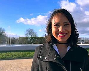 petite milf christina strips wild in lingerie