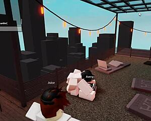 Roblox Whore Deepthroats Monster Cock in Intense Roleplay Sex