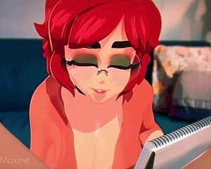 maxine sucks cock deep then fucks missionary with cum blasting her big tits