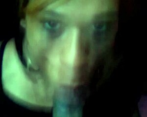 Puerto Rican shemale sucks thick black hood cock