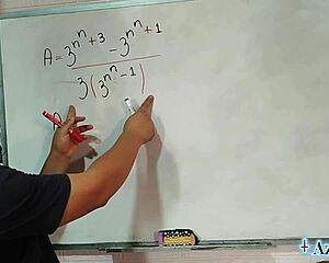 I was teachin' erotic math simplification to my nerdy brown-eyed student in bedroom it got wild