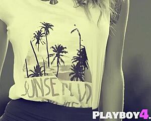 Big tits Latina milf model strips outdoors revealing juicy pussy and poses seductively