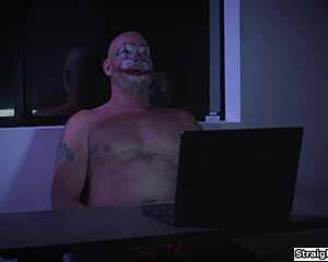 Stepdad Watches My Streams Then I Fuck His Cock and Squirt Everywhere