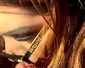 secretary sucks cock intensely