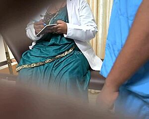 indian doctor feels deep joy fucking patient in clinic