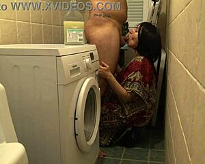 damn amateur wife gets rough anal basement fuck while hubby's at work cuckold creampie 😈🔥