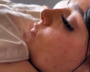 little stepsis sneaks into bed for big cock blowjob with serena stirling and alex adams