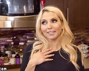 Does milf stepmom's fingering make teen stepdaughter's pussy drip?