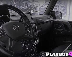 Hey huge tits milf Latina and friends wash car stripping lingerie boobs bouncing 😍🚗