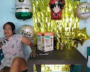 Am I licking my latina lover's pussy right before she fucks me hard?