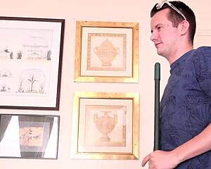 catherine can strips teasing sam bourne on agedlove