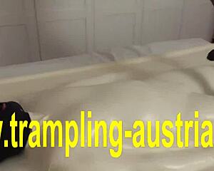 wanna feel goddess trampling your body trapped in vacuum bed bondage?