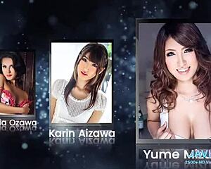 Sweet juicy Japanese milfs suck ride in hardcore HD blowjob compilation vol 19