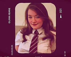 Gorgeous British 18yo curvy slut sucks old cock facial cum play 😍🍆💦