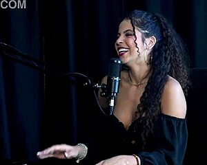 sweet karolzinha dances sensually on trail after sharing foreplay fetishes in sheer red