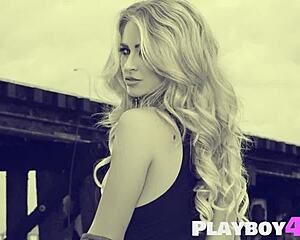 Big tits Latina milf model strips outdoors revealing juicy pussy and poses seductively