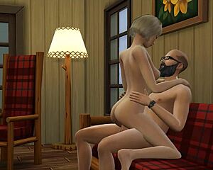 shy teen stepdaughter fucks sad dad pussy first time on birthday old young