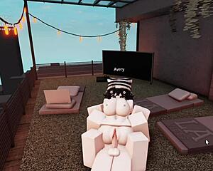 Roblox Whore Deepthroats Monster Cock in Intense Roleplay Sex