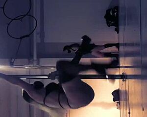 POV Sexy Argentinian Doctora Dances Seductively on Pole in Hospital