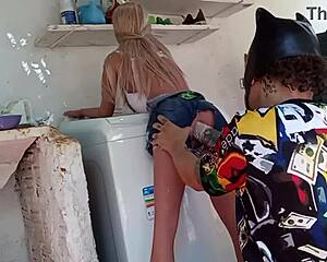 Sexy Wife Cheats Hubby with Outdoor Fuck Doll Anal Toy Play