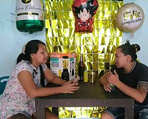 Am I licking my latina lover's pussy right before she fucks me hard?