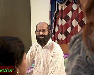 bhabhi's chubby body bent over for doctor's big black cock creampie in hospital