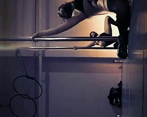 POV Sexy Argentinian Doctora Dances Seductively on Pole in Hospital