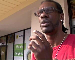 a hot cougar milf caught shopping gets ridden hard by big black cock