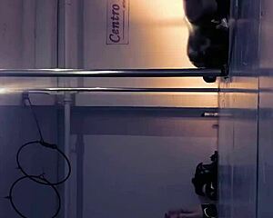 POV Sexy Argentinian Doctora Dances Seductively on Pole in Hospital