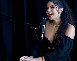 sweet karolzinha dances sensually on trail after sharing foreplay fetishes in sheer red